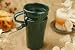 Ceramic Travel Coffee Mug - Hunter Green Ceramic Coffee Mugs
