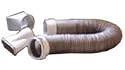 Exhaust Pipe kit (1 hose + 1 adapter + 1 connector) for Soleus KY-36 Portable Air Conditioner