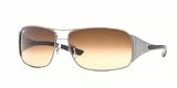 Brand New Ray-Ban RB3320 041 13 Gunmetal Brown Sunglasses by Luxottica