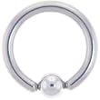10 Gauge STEEL BCR Captive Ring 1/2" 5mm