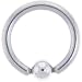 10 Gauge Steel Bcr Captive Ring 1/2 Inches 5mm