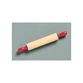 Buy 9 Wood Rolling Pin with Red Handles - Retro Look by Unknown