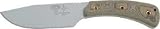Tops Knives P001 Tops Pasayten Lite Traveller Fixed Blade Knife with Micarta Handles & Kydex Sheath