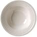 Vertex China Windsor Sculptured Rim Design Undecorated Bone White Grapefruit Bowl, 6 3/8 inch - 36 per case.