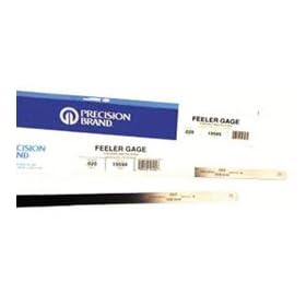 Flat Length Steel Feeler Gauges [Set of 12] Model Code: AA (part# 19120) by Precision Brand