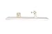 Welland 48 Inch X 12 Inch X 2 Inch Houston Wall Shelf Display Floating Shelves (White, 48