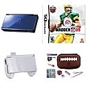 Nintendo DS Lite Game System Bundle - Cobalt Blue/Black - Starter Kit with Madden '09