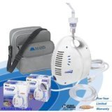 Mabis Healthcare Compressor Nebulizer Kit with Tote Bag