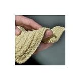 Toockies His Wash Cloths: Organic Cotton Wash Cloths, Hand knit, tred grip, deep scrub, exfoliator, stimulator
