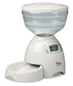 Petmate LeBistro Portion Control Automatic Pet Feeder, Bleached Linen, 5 Pounds
