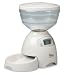 Petmate LeBistro Portion Control Automatic Pet Feeder, Bleached Linen, 5 Pounds