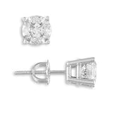 2ctw Round Diamond Studs