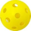 Set of 4 1 Dozen Poly Golf Balls w/ holes - Yellow