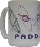 Paddling Ceramic Kayaking Mug/Cup