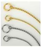 Haute Dauge Snake Serpentine Show Chain 2.0 mm Gold 16"