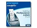 DYMO White Multipurpose Labels 1/2 X 1/2  2-Up/ 2Wide/ 3000 Per Roll