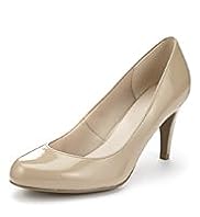 Wide Fit Stiletto Mid Heel Court Shoes
