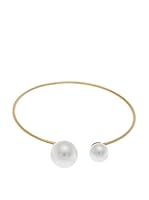 Silver One Pulseras Dúo Perla Oro