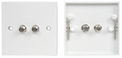 MA52 Flush double F outlet