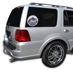 New York Mets Cutz (10x12)glass Window Decal - MLB Baseball