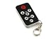 Mini TV remote control key ring - Black