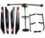 257 Army Defender Gyroscope 3.5 Channel RC Helicopter (Large) - Assorted Refurbished Parts Set