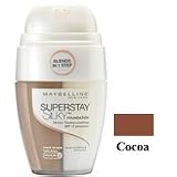 Maybelline Superstay Silky Foundation, Cocoa ( Dark 3) - 2 Each