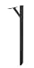 Tools & Hardware : Solar SDPK Group Steel Mailbox Mounting Post, Black