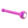 Grade 23 Titanium Pink Crystalline Gem Nose Bone