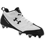 Football - UA 8U PROTO SPEED MID D FB SHOE WHT/BLK