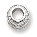 14k White Gold Diamond pendant
