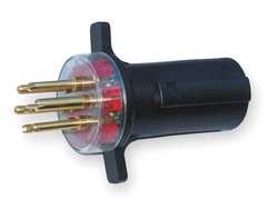Westward 1EKP1 Round Pin Circuit Tester 7 Way, 12V DC