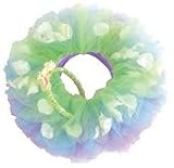 Ballet Tutu. Tri-color Ballerina Tutu with Floating Rose Petals. Rose Head Band Included.