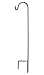 Ashman Shepherd Hook 48 Inches, 2/5 Inch Thick, Super Strong Premium Metal and Rust Resistant Hook, Black
