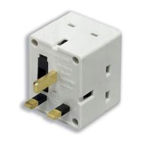 13 AMP Fused 3 Way Adaptor.