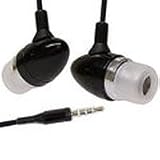 Premium Black 3.5mm Aluminum Stereo Headset Headphone Earphone for Apple Ipod Itouch Iphone 2g 3g 3gs Zune Mp3 Player PDA