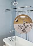 Strom Plumbing Tub Wall Mounted Shower Enclosure P0168C Chrome