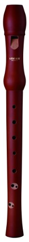 Smart Soprano Recorder WHO-4118B Maple Wood Brown Color 2-Piece Baroque Fingering