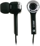 Coby Electronics CVE31 Stereo Earphone - Black