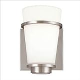 Tools & Hardware : 2741-PN - Hudson Valley Clinton 1-Light Wall Sconce in Polished Nickel