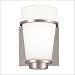 Tools & Hardware : 2741-PN - Hudson Valley Clinton 1-Light Wall Sconce in Polished Nickel