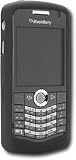 Rubber Skin Case for BlackBerry 8120 - Black