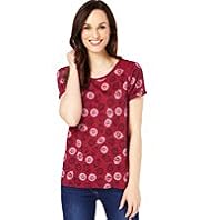 Pure Cotton Clock Print T-Shirt