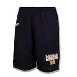 Michigan Wolverines Youth Athletic Shorts - Logo Mesh