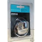 Chrome wall mountable clothes hook