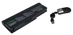 Replacement Battery for select Dell Inspiron Model Laptops / Notebooks / Compatible with Dell Inspiron 1420, Dell 1420, D1420, Vostro 1400, 312-0543, 312-0580, 312-0584, 312-0585, 451-10516, 451-10517, FT080, FT092, FT095, KX117, NR433, MN151, MN154, WW116 ( 6 Cells, 4800 Mah ) - Includes Mini Optical Mouse with Retractable USB cord