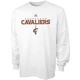 adidas Cleveland Cavaliers White True Long Sleeve T-shirt