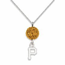 Pittsburgh Pirates Ovation Crystal Necklace