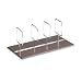 C-Line 30248 Adjustable Book Tray with Sliding Chrome Supports/Dividers