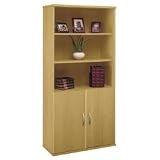Bookcase with Door Pack Set - Series C Light Oak Collection - Bush Office Furniture - WC60314-11